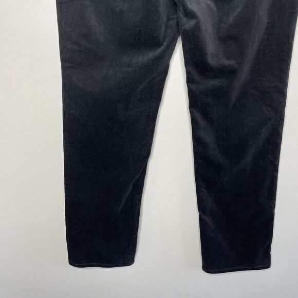 J.CREW Corduroy Pants Women 28 Full-Length Straight NEW Black Stretch BT006 - Picture 9 of 14